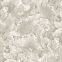 Обои Wiganford by Solo Teodoro WG5117 Винил на флизелине (1,06*10,05) Серый/Серебряный, Листья — фото 1, Обои для стен