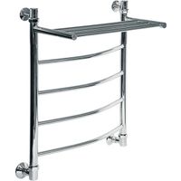 Водяной полотенцесушитель Ника Arc ЛД/ВП 60x30 с полкой Хром — фото 2, Водяные полотенцесушители