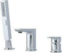 Смеситель на борт ванны Allen Brau Infinity 5.21008-00 Хром — фото 2, Смесители