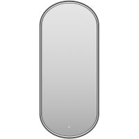 Зеркало Brevita Saturn 50 SAT-Dro1-050-black с подсветкой Черное матовое с сенсорным выключателем — фото 4, Мебель для ванной