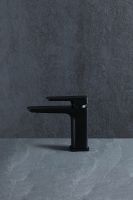 Смеситель для раковины Allen Brau Infinity 5.21001-31 Черный матовый — фото 8, Смесители для раковины