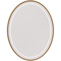 Зеркало Caprigo Контур 70 М-379S-033.000.00.20 с подсветкой Бронза — фото 1, Зеркала в ванную комнату