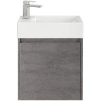 Тумба под раковину BelBagno Kraft Mini 50 L KRAFT MINI-500/260-1A-SO-CG-L подвесная Cemento Grigio — фото 1, Мебель для ванной