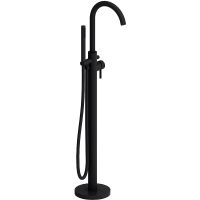 Смеситель для ванны Damixa Scandinavian Pure 365000300 Черный матовый — фото 1, Смесители напольные