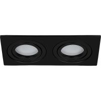 Встраиваемый светильник Artelamp Tarf A2168PL-2BK Черный — фото 1, Точечные светильники