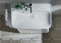 Товар: Тумба с раковиной Burgbad Iveo 80 SFEN080F2833G0161C0001*1 подвесная Белая глянцевая - фото 3 Тумба с раковиной Burgbad Iveo 80 SFEN080F2833G0161C0001*1 подвесная Белая глянцевая — фото 3, Мебель для ванной