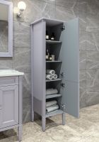 Шкаф пенал Caprigo Albion Concept 43 34050R-SF028 Серый матовый — фото 2, Пеналы для ванной комнаты