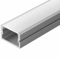 Профиль алюминиевый Arlight 025490 накладной для контурной подсветки Серебристый — фото 1, Профили для светодиодных лент