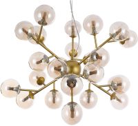 Подвесной светильник Maytoni Modern Dallas MOD545PL-24G Янтарный Золото — фото 2, Подвесные светильники