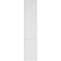 Шкаф пенал Creto Bravo 35 22-BrW35 подвесной с бельевой корзиной Белый глянцевый — фото 1, Пеналы для ванной комнаты