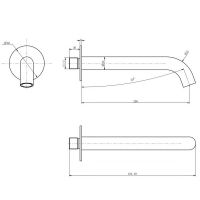 Излив для смесителя Aquanet Static AF330-98C 261829 Хром — фото 2, Изливы