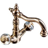 Смеситель для раковины Boheme Flora 292-FL Золото — фото 1, Смесители