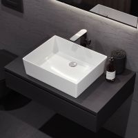 Раковина-чаша Berges Ego 50 181001 Белая глянцевая — фото 4, Раковины накладные