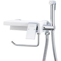 Гигиенический душ со смесителем Gappo Gyron Хром Белый арт-G7296 — фото 1, Гигиенические души