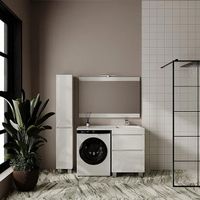 Тумба под раковину Style Line Даллас Леон 120 Люкс Plus Белая арт-СС-00002438 — фото 7, Тумбы под раковину