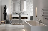 Товар: Тумба под раковину Excellent Tuto 80 MLEX.0101.800.WHBL подвесная Белый Дуб - фото 3 Тумба под раковину Excellent Tuto 80 MLEX.0101.800.WHBL подвесная Белый Дуб — фото 3, Мебель для ванной