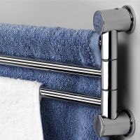 Полотенцедержатель WasserKRAFT поворотный Хром арт-K-1033 — фото 2, Полотенцедержатели