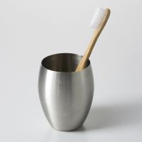 Стакан для зубных щеток WasserKRAFT Ruwer K-6728 Нержавеющая сталь — фото 2, Мыльницы