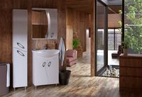 Товар: Зеркало со шкафом Corozo Наина 60 SD-00000298 с подсветкой Белое - фото 3 Зеркало со шкафом Corozo Наина 60 SD-00000298 с подсветкой Белое — фото 3, Мебель для ванной