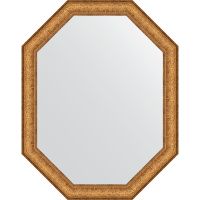 Зеркало Evoform Octagon 63x83 BY 7131 в багетной раме - Медный эльдорадо 73 мм — фото 1, Мебель для ванной
