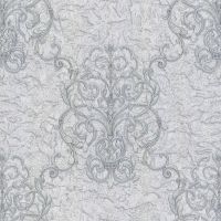 Обои Decori-Decori Parma 83310 Винил на флизелине (1,06*10,05) Серый, Дамаск — фото 1, Обои для стен