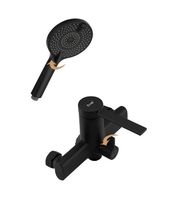 Смеситель для ванны Frap H67-6 F2267-6 универсальный Черный матовый — фото 2, Смеситель для ванны