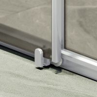 Товар: Душевая дверь Maybah Glass MGD-1542-5 1200x1950 раздвижная профиль Хром матовый стекло бронзовое матовое - фото 2 Душевая дверь Maybah Glass MGD-1542-5 1200x1950 раздвижная профиль Хром матовый стекло бронзовое матовое — фото 2, Душевые двери в нишу