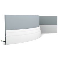 Плинтус Orac Decor SX180F 2000x120x16 мм — фото 1, Плинтуса напольные