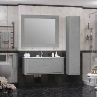 Товар: Зеркало Opadiris Луиджи 120 00-00007194 с подсветкой Серое матовое с бесконтактным выключателем и подогревом - фото 4 Зеркало Opadiris Луиджи 120 00-00007194 с подсветкой Серое матовое с бесконтактным выключателем и подогревом — фото 4, Мебель для ванной