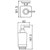 Товар: Дозатор для жидкого мыла Gappo G38 G3827 Хром - фото 7 Дозатор для жидкого мыла Gappo G38 G3827 Хром — фото 7, Дозаторы