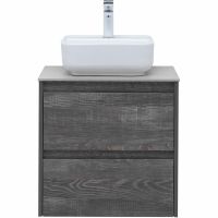 Тумба под раковину Aquanet Nova Lite 60 287889 подвесная Дуб серый — фото 10, Мебель для ванной