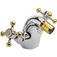 Смеситель для биде Migliore Lady 18833 Хром Золото — фото 1, Смесители