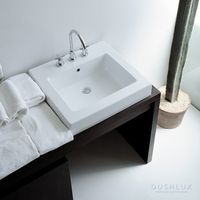 Товар: Раковина Flaminia Acquagrande 60 5052/INC Белая - фото 2 Раковина Flaminia Acquagrande 60 5052/INC Белая — фото 2, Раковины