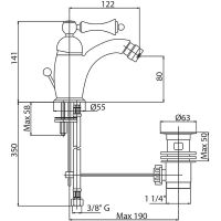 Товар: Смеситель для биде Cezares Margot MARGOT-BSM1-02-Bi Бронза - фото 2 Смеситель для биде Cezares Margot MARGOT-BSM1-02-Bi Бронза — фото 2, Смесители