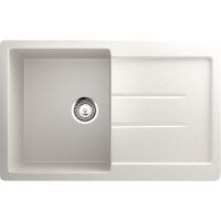 Кухонная мойка Ulgran Classic U-507-341 Ультра-белая — фото 1, Кухонные мойки