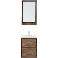 Тумба под раковину Aquanet Милан 50 336376 подвесная Дуб рустикальный — фото 7, Тумбы под раковину