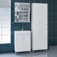 Тумба под раковину СанТа Сити 60 201075 Белая — фото 6, Тумбы под раковину