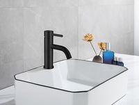 Товар: Смеситель для раковины Abber Wasser Kreis AF8110B Черный матовый - фото 2 Смеситель для раковины Abber Wasser Kreis AF8110B Черный матовый — фото 2, Смесители для раковины