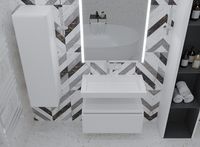Тумба Boheme Armadi Art Vallessi UNO-S 80 897-080-W подвесная White — фото 3, Мебель для ванной