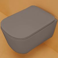 Унитаз Kerasan Tribeca 511489 подвесной Ferro matt без сиденья — фото 1, Унитазы