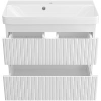 Товар: Тумба с раковиной Brevita Victory 70 УТ000015994 подвесная Белая матовая - фото 4 Тумба с раковиной Brevita Victory 70 УТ000015994 подвесная Белая матовая — фото 4, Мебель для ванной