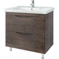 Тумба под раковину Bellezza Санриса 100 4630117110437 Орех — фото 1, Тумбы под раковину