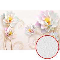 Фотообои Divino T-281 Фактура фреска Винил на флизелине (4*2,7) Разноцветный, Цветы — фото 1, Обои для стен