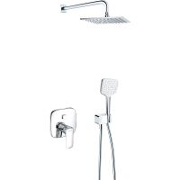 Душевая система Kludi Ameo 416720575 Хром — фото 1, Встраиваемые душевые комплекты