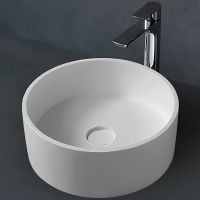 Раковина-чаша Abber Stein 40 AS2612 Белая матовая — фото 2, Раковины накладные