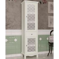 Шкаф пенал Opadiris Омега 45 R 00-00001617 Слоновая кость — фото 1, Мебель для ванной