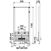 Инсталляция Schell Montus SCL030670099 для биде без крепежа — фото 2, Инсталляции для биде