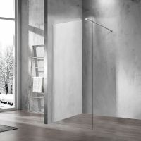 Душевая перегородка Vincea Walk-In 70 VSW-1H700CL профиль Хром стекло прозрачное — фото 1, Душевые перегородки