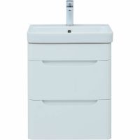 Тумба под раковину Aquanet София 50 274171 подвесная Белый глянец — фото 1, Мебель для ванной