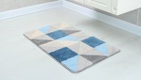 Товар: Коврик для ванной комнаты Fixsen Visa 80х50 FX-5005X Серый Голубой - фото 3 Коврик для ванной комнаты Fixsen Visa 80х50 FX-5005X Серый Голубой — фото 3, Аксессуары для туалета